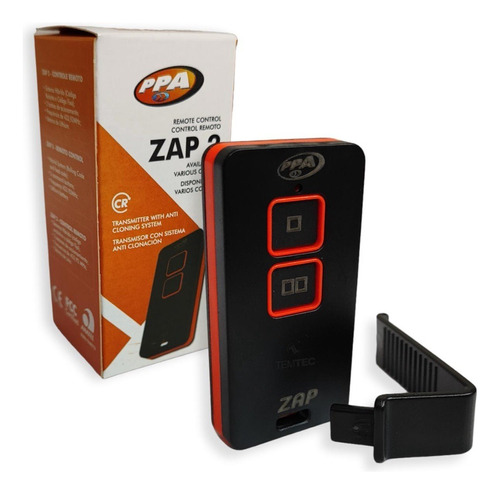 Control Remoto Zap Porton Automatico Marca Ppa Y Seg 2 Pzas