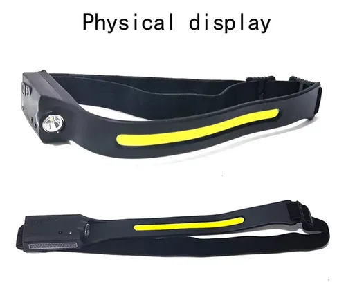 Linterna De Cabeza Minera Recargable Led Importada