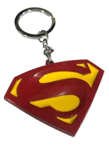 Llavero Metalico  Superman Dc Mundo Mochila Libreria