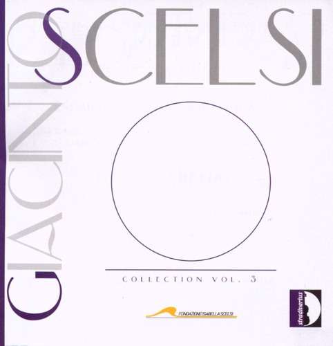 Cd: Scelsi / Omar / Naqqara Percussion Ensemble Collection 3