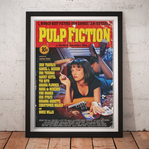 Cuadro Peliculas - Pulp Fiction - Movie Poster Original