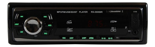 Som automotivo Roadstar RS-2606 com USB, bluetooth e leitor de cartão SD