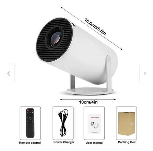 Proyector Hy300 Freestyle De Global Trade - Alta Calidad Blanco