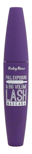 Máscara para cílios Ruby Rose Full Exposure & Big Volume 9ml cor preto 1 unidade