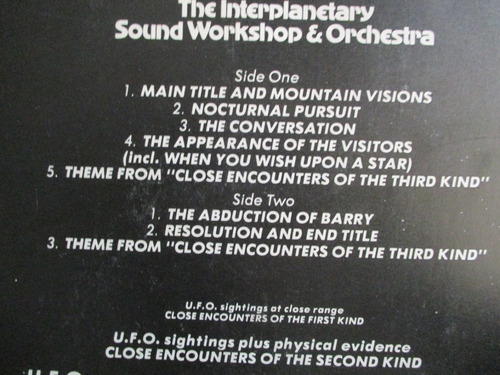 Music From Close Encounters Of The Third Kind (pickwick Eng)