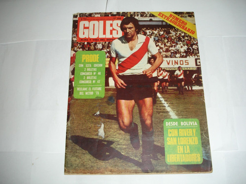 Revista Goles 1260 Pósters: Argentina- Boca 1973 Excelente! 