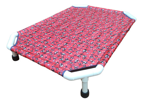 Cama Catre Elevada Perro Gato Mascota Chico Mediana Int Ext