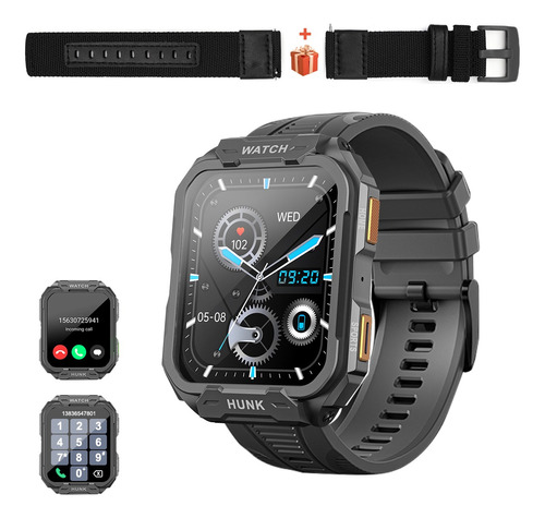 Reloj Inteligente Militar Táctica Para Hombre Llamada  1.96 