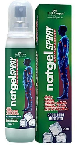 Natgel Spray Para Massagem 120ml Bell Corpus