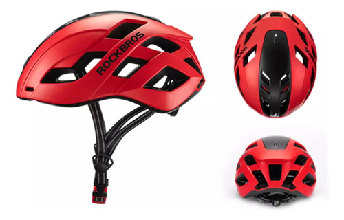 Casco Para Ciclismo Con Cubierta Magnética Rockbros - Rojo