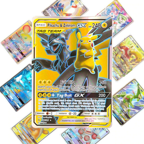 Imagen 5 de 8 de Juego Cartas Pokemon Gx 6 Mazos 300 Cartas