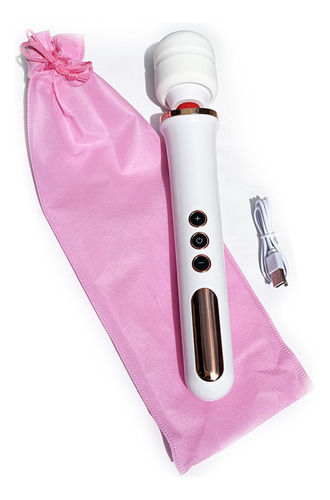 Potente estimulador de clítoris gigante blanco Turbo Clitoris de 9000 rpm