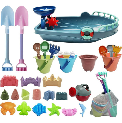 ~? Iokuki Long Shovels Sand Toys Set Con Bolsa De Malla Que 