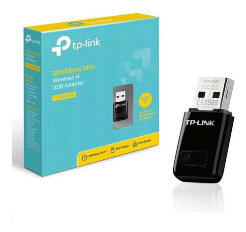 Imagen 1 de 7 de Mini Adaptador Inalambrico Usb Tp-link Tl-wn823n 300mb