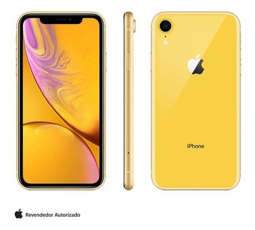 iPhone XR Amarelo Tela 6,1 4g 128 Gb Câmera 12 Mp Mryf2bz/a