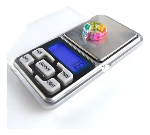 Mini Gramera Balanza Pesa Digital 500gr Bolsillo Joyas