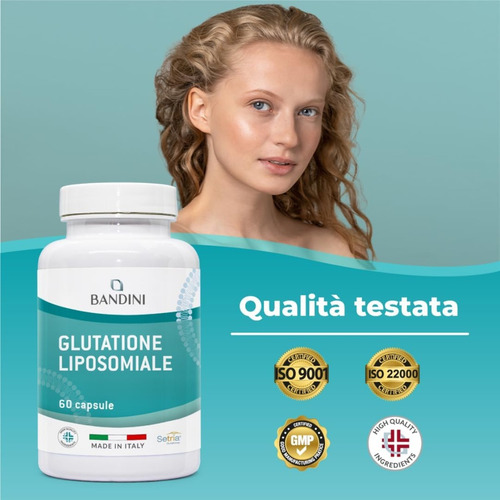 Glutation Liposomal 60 Cápsulas 250 Mg De L-glutatión Setria
