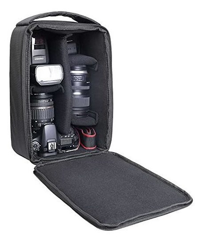 Funda Cámara Dslr Impermeable Con Compartimentos Acolchados