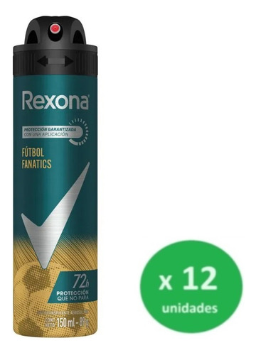 Pack Desodorante Rexona Men Ap 150ml X 12unid. - Dh Tienda