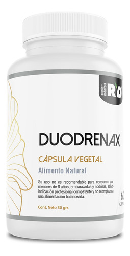 Duodrenax  60cap/500mg  Retención De Liquidos Sup. R&d