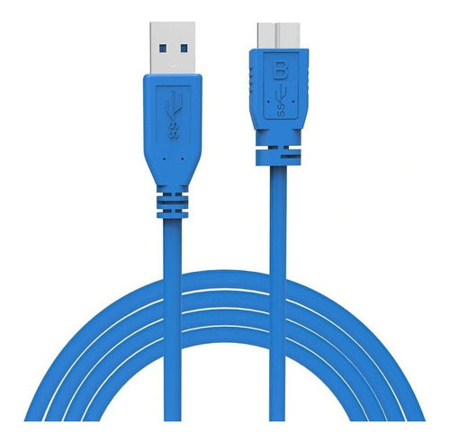 Cable Usb 3.0 Repuesto Disco Duro Externo De 1 Metro