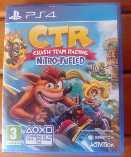 Crash Team Racing Ps4 Usado - Crash Ctr Nitro Fueled