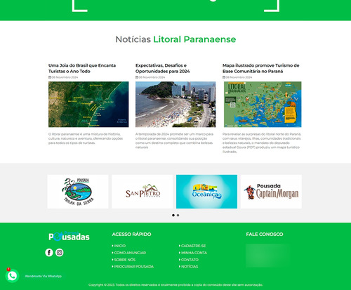 Guia Comercial Portal De Pousadas Scrip Completo