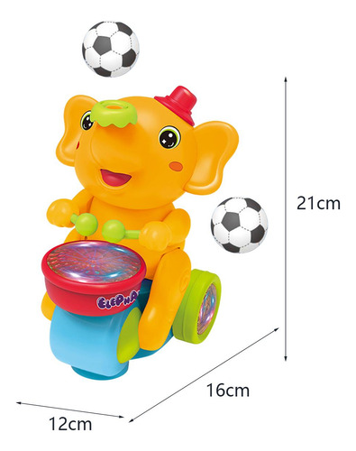 Baby Drum Set Walking Drum Playing Con Juguetes Eléctricos