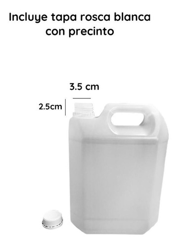 Imagen 4 de 10 de Bidones Plasticos 10 Litros Nuevo Natural Virgen X 40 Un