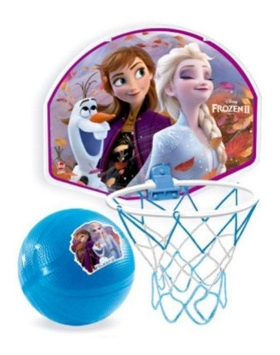 Disney Tabela De Basquete Frozen Ii Com Bola Lider 696