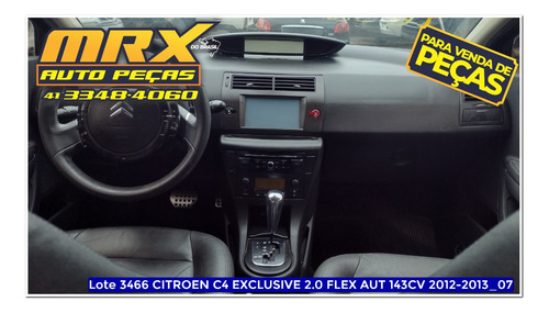 Sucata Citroen C4 Exclusive 2.0 Flex Aut 143cv 2013 Pecas