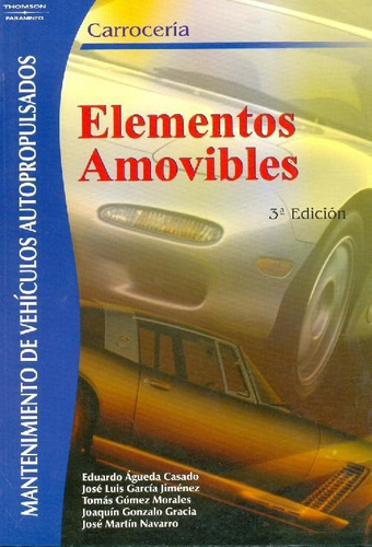 Libro Carroceria Elementos Amovibles De Eduardo Águeda Casad