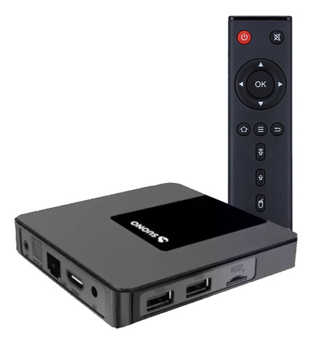 Android Tv Box Convertidor De Smart Tv 4k Uhd Control Remoto