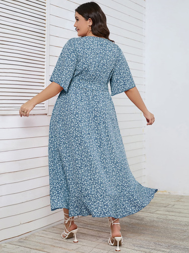 Vestido Corto Casual Fresco Estampado Rayas Línea