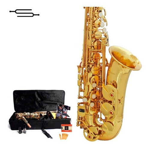 Saxo Alto Ocean Saxofon Estudio Estuche + Accesorios Envios
