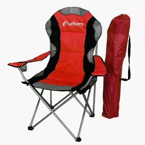 Silla Sillon Plegable Camping Acolchada Reforzada Outdoors