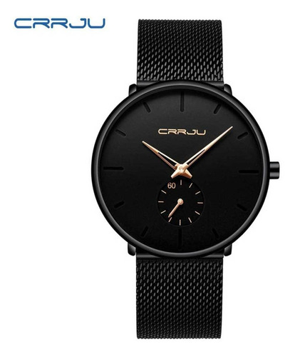 Crrju - Reloj De Cuarzo Para Hombre, Diseño Ultrafino, Colo