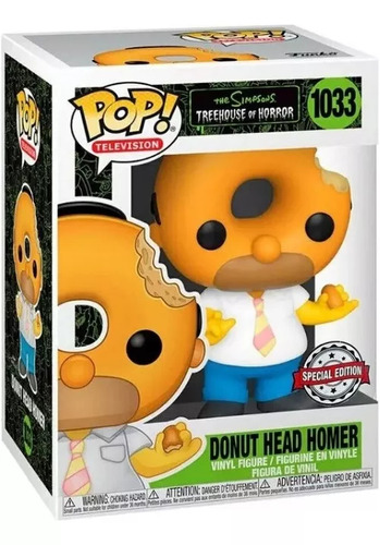 Funko Pop Homero Cabeza De Dona Exclusivo Limited Edition