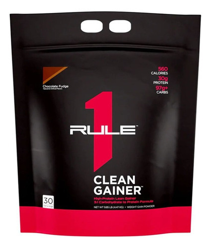 Rule One Clean Gainer Ganador 30 Servs Sabor Chocolate Fudge