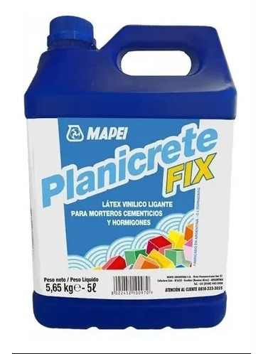 Planicrete Fix New Látex Vinilico Ligante Bidon 5l