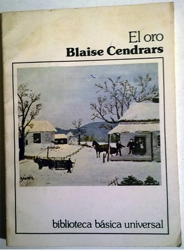 Libro De Blaise Cendrars : El Oro