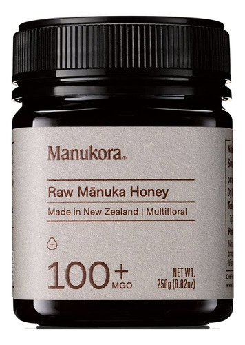 Manukora Mgo 100 - Miel De Manuka Multifloral Cruda (250 G/8