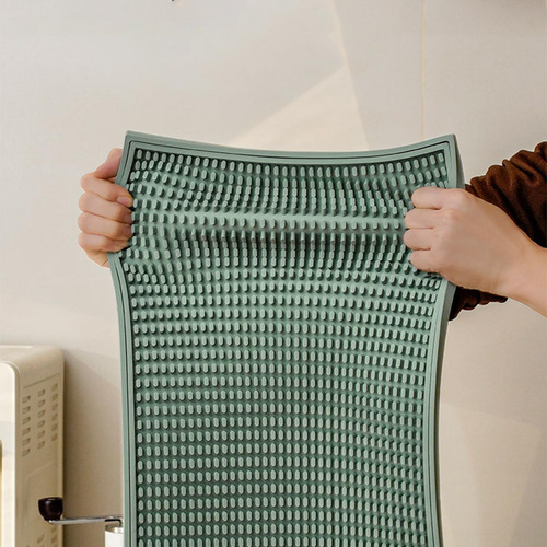 Alfombrilla De Silicona Para Barra, Para Secar Vasos, Verde