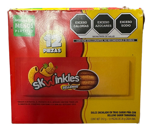 Skwinkles® Mexicanos Rellenos Tamarindo Y Piña X12