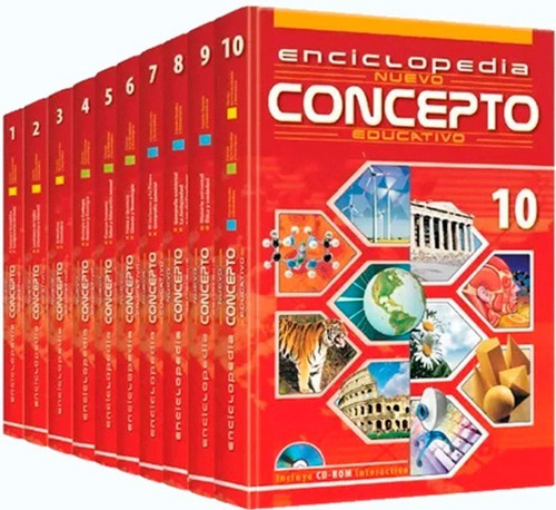 Enciclopedia Escolar Primaria Educativa: 10 Tomos + 3 Cd