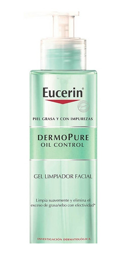 Eucerin Dermopure Oil Control Gel Limpiador X 400 Ml