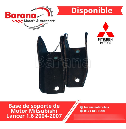 Base Soporte De Motor Mitsubishi Lancer 1.6 2004-2007