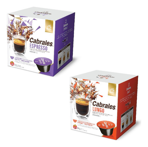 2x Cajas Cafe Capsulas Cabrales Dolce Gusto A Eleccion