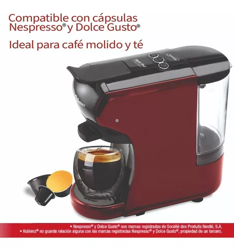 Cafetera KanjiHome Multicapsulas Roja KJH-CM1500MC01