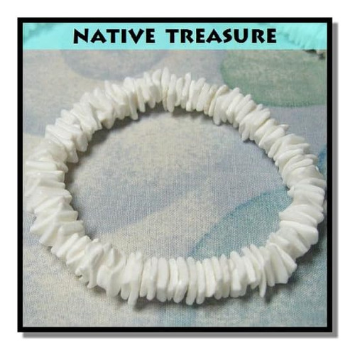 Native Treasure - Collar X-pequeño De Concha De Puka Con Chi